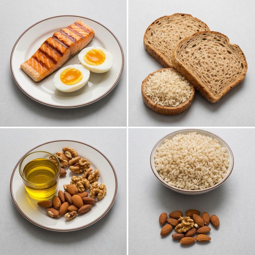Proteins, carbs, and fats separated